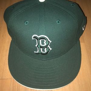 New Era Boston Red Sox 59/50 Forest Green